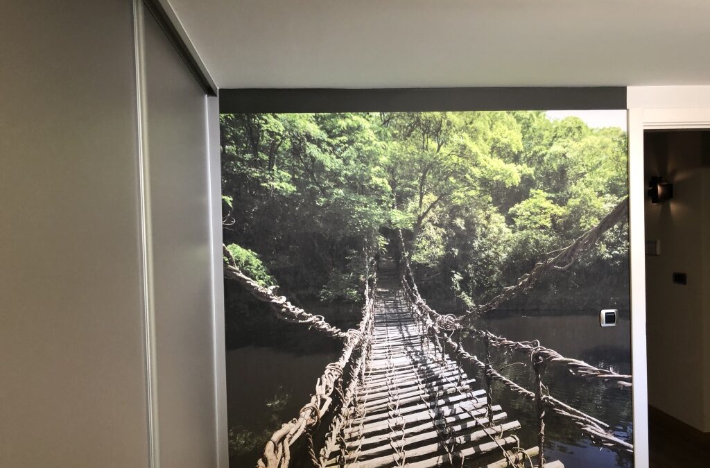 Binnenschilderwerken met kleuradvies fotobehang